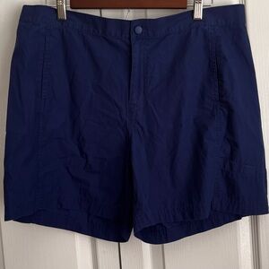 COLUMBIA WOMENS SHORTS, BLUE, size large